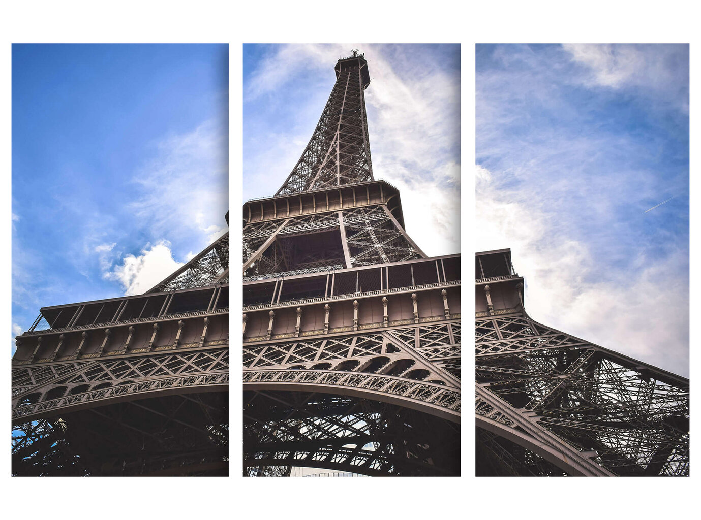 Triptyykki Eiffel-torni, 150 x 100 cm, Wolf Kult hinta ja tiedot | Taulut | hobbyhall.fi