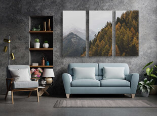 Triptyykki Syksymetsä, 150 x 100 cm, Wolf Kult hinta ja tiedot | Taulut | hobbyhall.fi