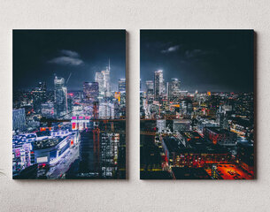 Diptyykki Los Angeles, 140 x 100 cm, Wolf Kult hinta ja tiedot | Taulut | hobbyhall.fi