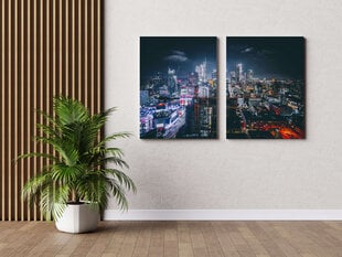 Diptyykki Los Angeles, 140 x 100 cm, Wolf Kult hinta ja tiedot | Taulut | hobbyhall.fi