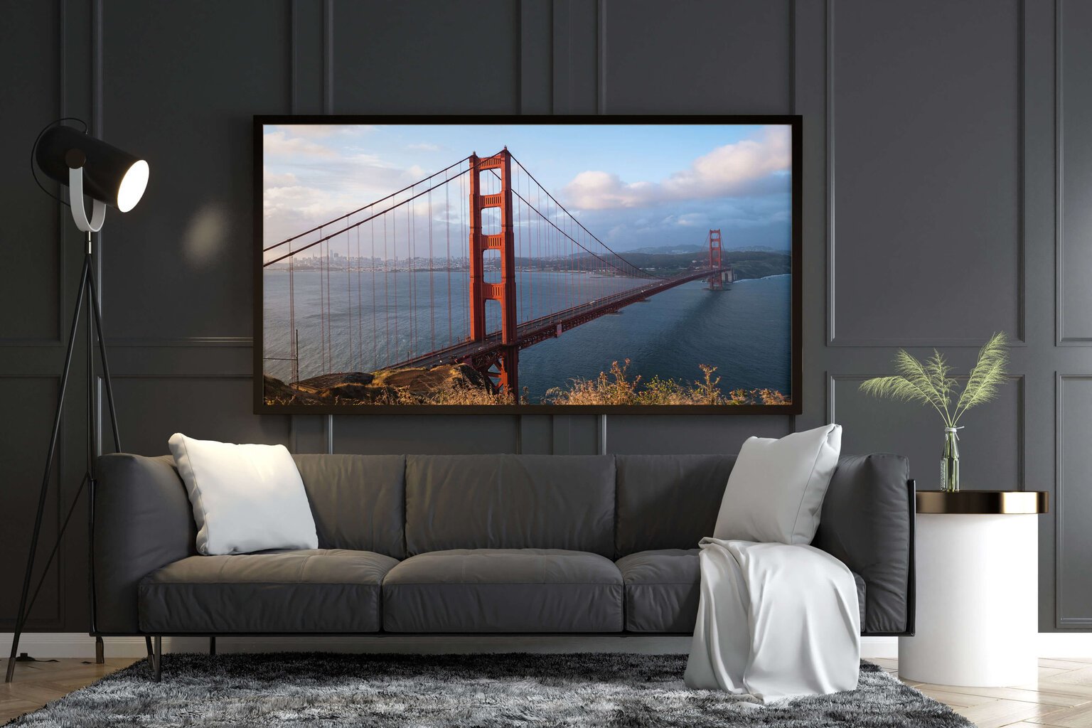 Maalaus San Franciscon silta, 100 x 70 cm, Wolf Kult hinta ja tiedot | Taulut | hobbyhall.fi