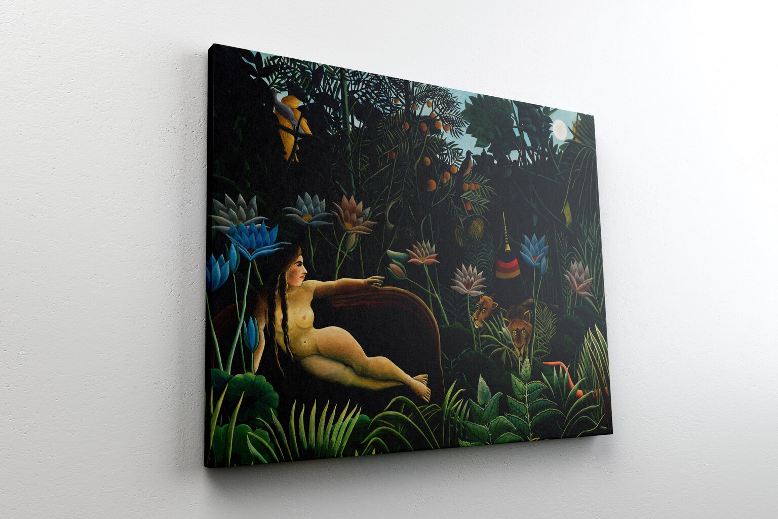 Maalaus Unelma, Henri Rousseau, 100 x 70 cm, Wolf Kult hinta ja tiedot | Taulut | hobbyhall.fi