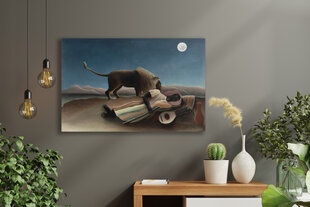 Maalaus Nukkuva mustalainen, Henri Rousseau, 100 x 70 cm, Wolf Kult hinta ja tiedot | Taulut | hobbyhall.fi