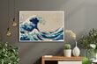 Maalaus Kanagawan suuri aalto, Katsushika Hokusai, 100 x 70 cm, Wolf Kult hinta ja tiedot | Taulut | hobbyhall.fi