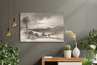 Juliste Vilnan maisema, 59 x 84 cm (A1), Wolf Kult hinta ja tiedot | Taulut | hobbyhall.fi