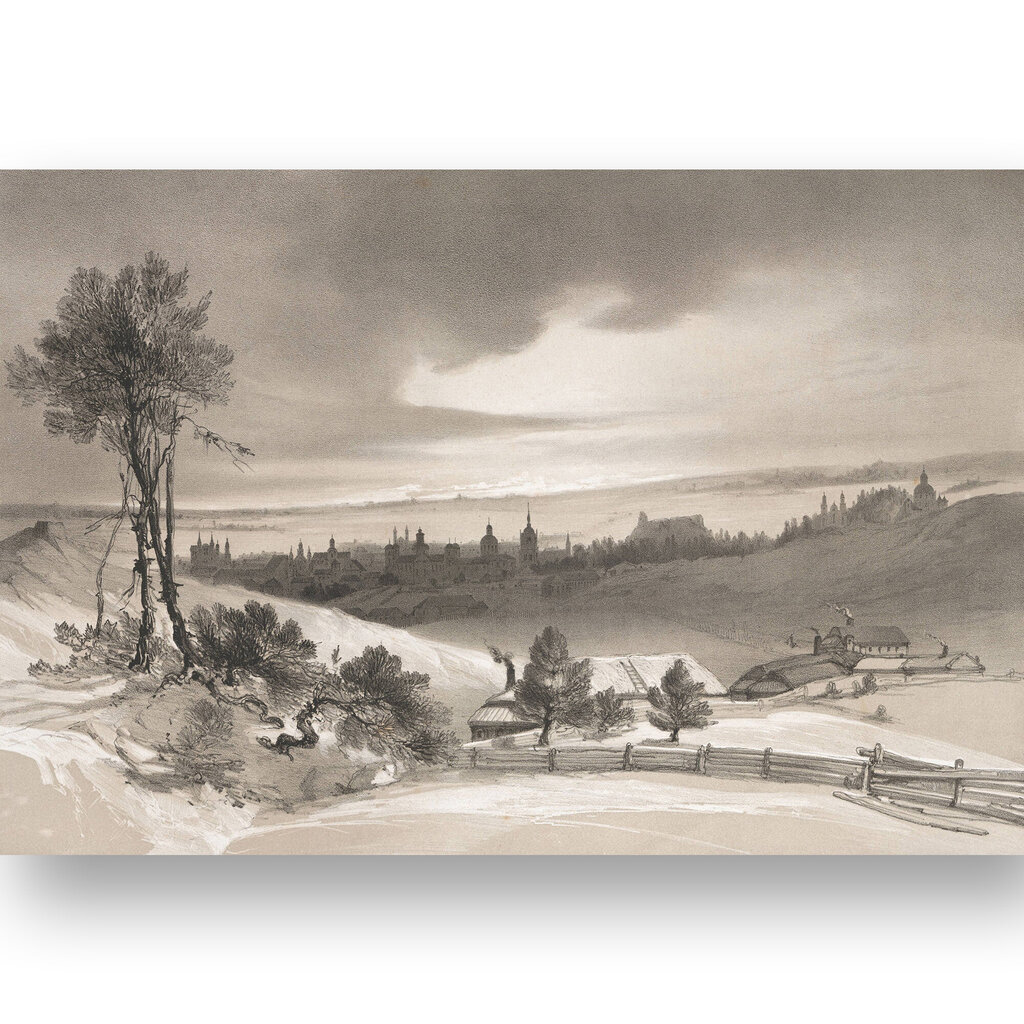 Juliste Vilnan maisema, 59 x 84 cm (A1), Wolf Kult hinta ja tiedot | Taulut | hobbyhall.fi