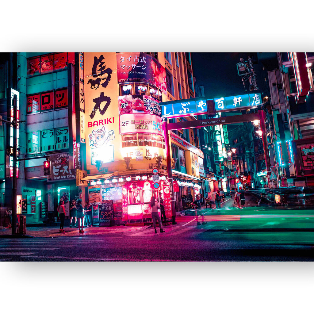 Juliste Tokyo street, 59 x 84 cm (A1), Wolf Kult hinta ja tiedot | Taulut | hobbyhall.fi