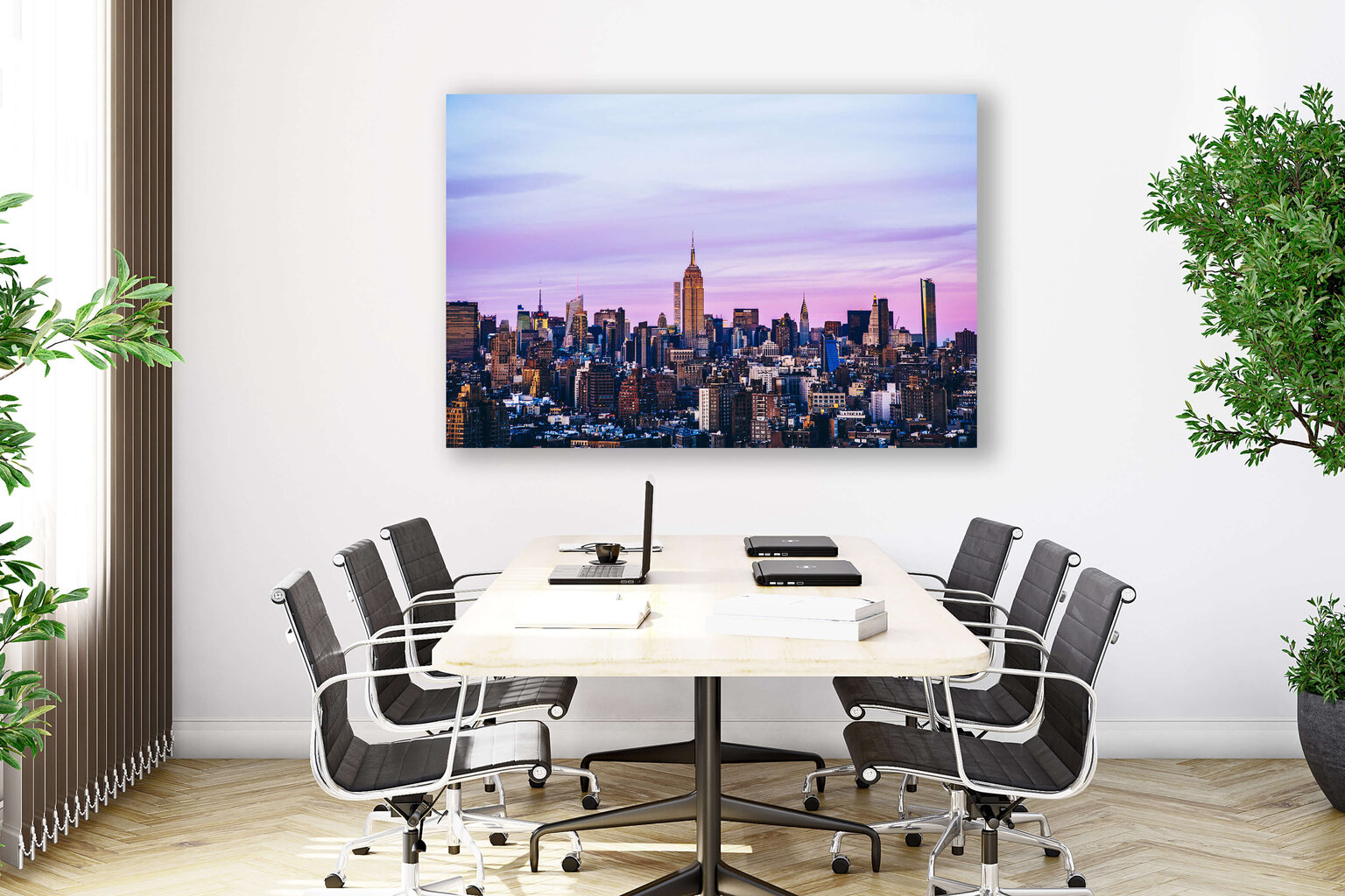 Juliste Sunset in New York, 59 x 84 cm (A1), Wolf Kult hinta ja tiedot | Taulut | hobbyhall.fi