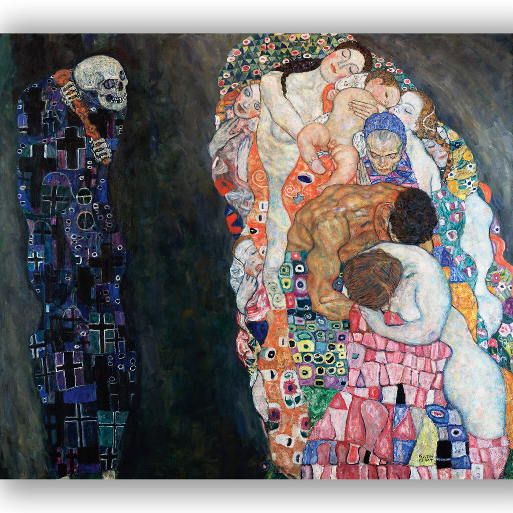 Juliste Kuolema ja elämä, Gustav Klimt, 59 x 84 cm (A1), Wolf Kult hinta ja tiedot | Taulut | hobbyhall.fi