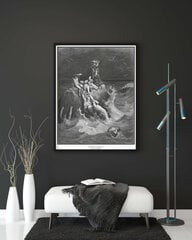 Juliste Vintage-kuvitus, 59 x 84 cm (A1), Wolf Kult hinta ja tiedot | Taulut | hobbyhall.fi