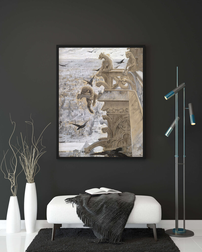 Juliste Pariisin katedraali, 59 x 84 cm (A1), Wolf Kult hinta ja tiedot | Taulut | hobbyhall.fi