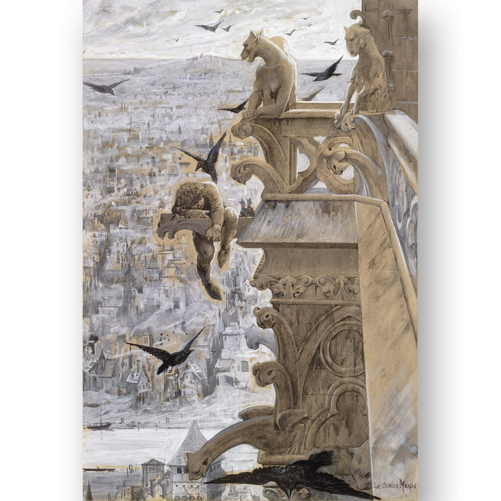 Juliste Pariisin katedraali, 59 x 84 cm (A1), Wolf Kult hinta ja tiedot | Taulut | hobbyhall.fi