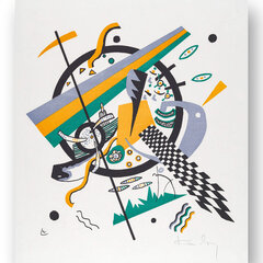 Juliste Abstraction IV, Wassily Kandinsky, 59 x 84 cm (A1), Wolf Kult hinta ja tiedot | Taulut | hobbyhall.fi