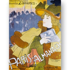 Juliste Paris Almanah, 59 x 84 cm (A1), Wolf Kult hinta ja tiedot | Taulut | hobbyhall.fi