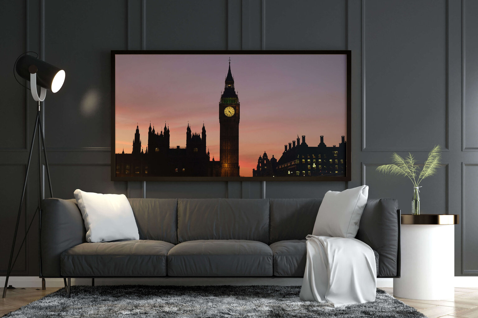 Maalaus Night London, 100 x 70 cm hinta ja tiedot | Taulut | hobbyhall.fi