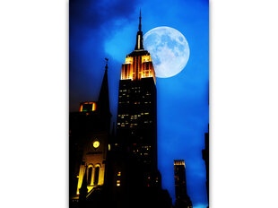 Maalaus Moonlight New Yorkissa, 100 x 70 cm hinta ja tiedot | Taulut | hobbyhall.fi