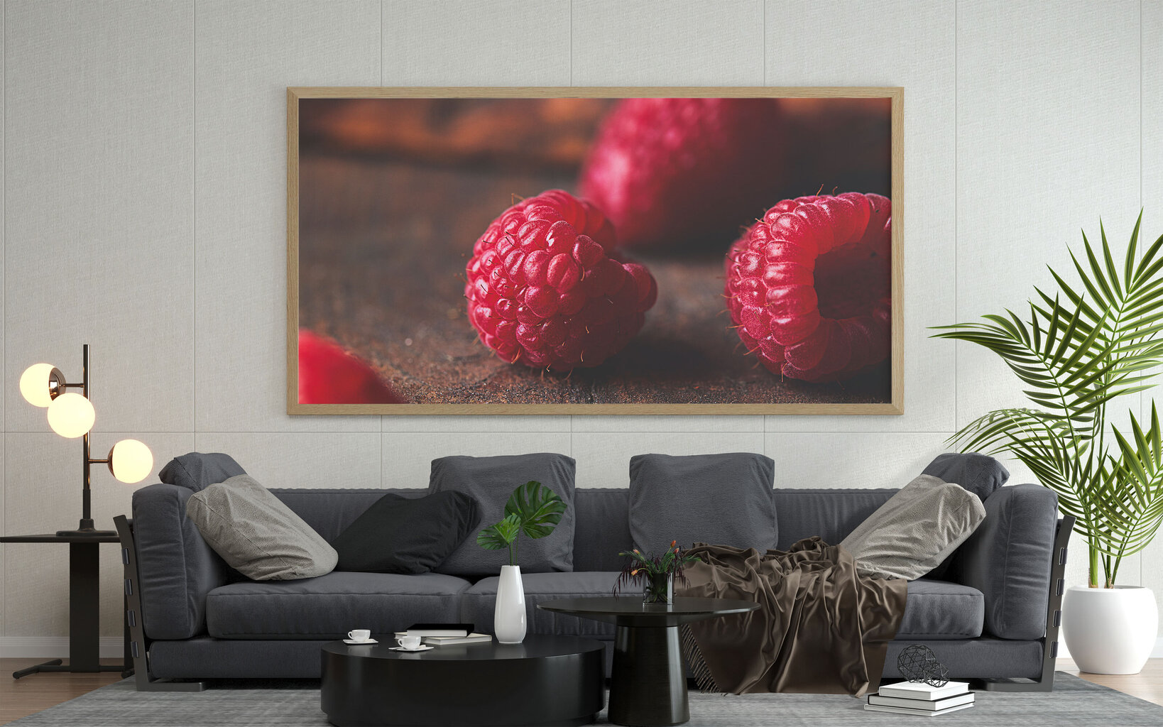 Maalaus Vadelma, 100 x 70 cm hinta ja tiedot | Taulut | hobbyhall.fi