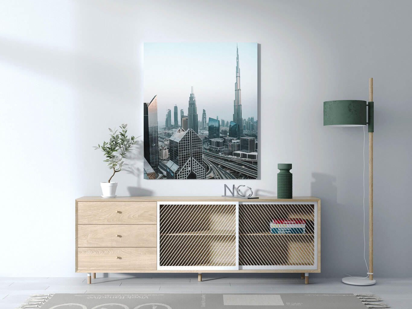 Maalaus Dubai sumussa, 100 x 70 cm hinta ja tiedot | Taulut | hobbyhall.fi