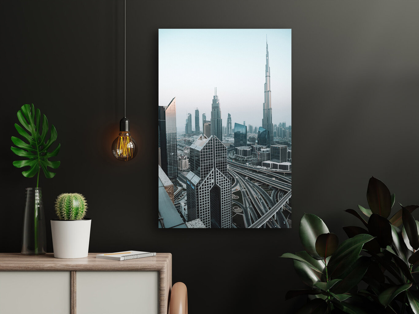 Maalaus Dubai sumussa, 100 x 70 cm hinta ja tiedot | Taulut | hobbyhall.fi