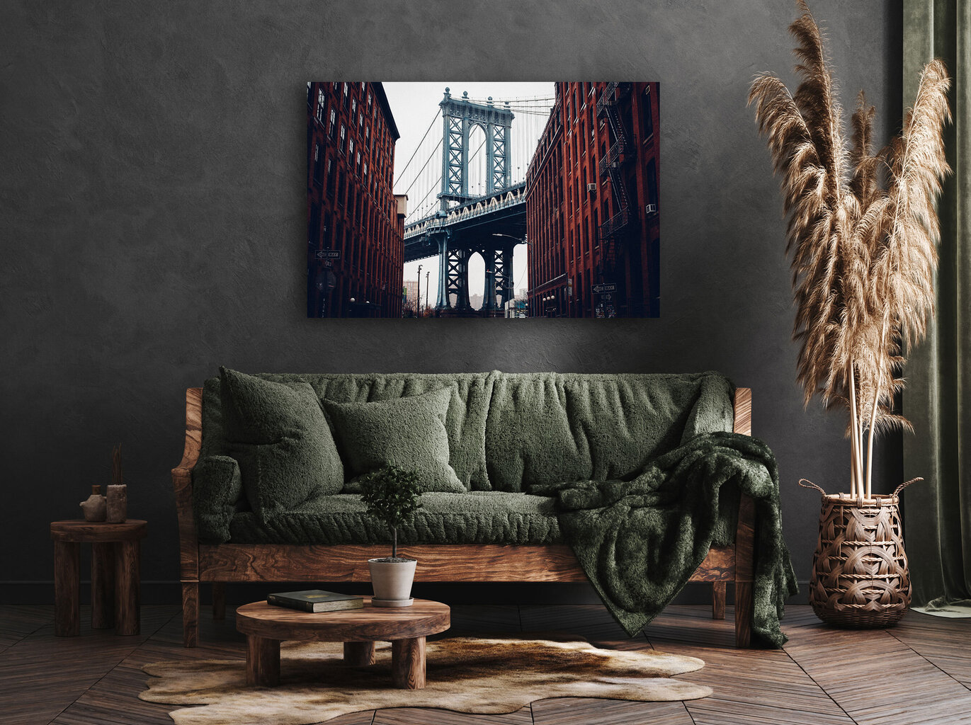 Maalaus Brooklyn Bridge, 100 x 70 cm hinta ja tiedot | Taulut | hobbyhall.fi