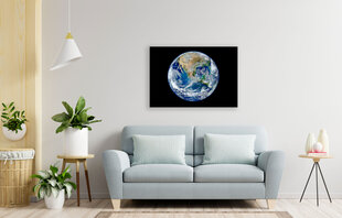 Maalaus Satelliitti Maa, 100 x 70 cm hinta ja tiedot | Taulut | hobbyhall.fi