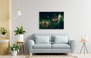 Maalaus Avaruussumu, 100 x 70 cm hinta ja tiedot | Taulut | hobbyhall.fi