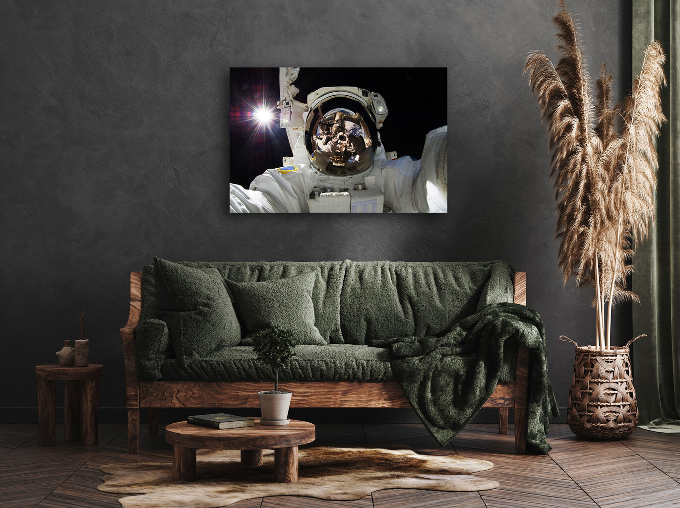 Maalaus Astronaut, 100 x 70 cm hinta ja tiedot | Taulut | hobbyhall.fi