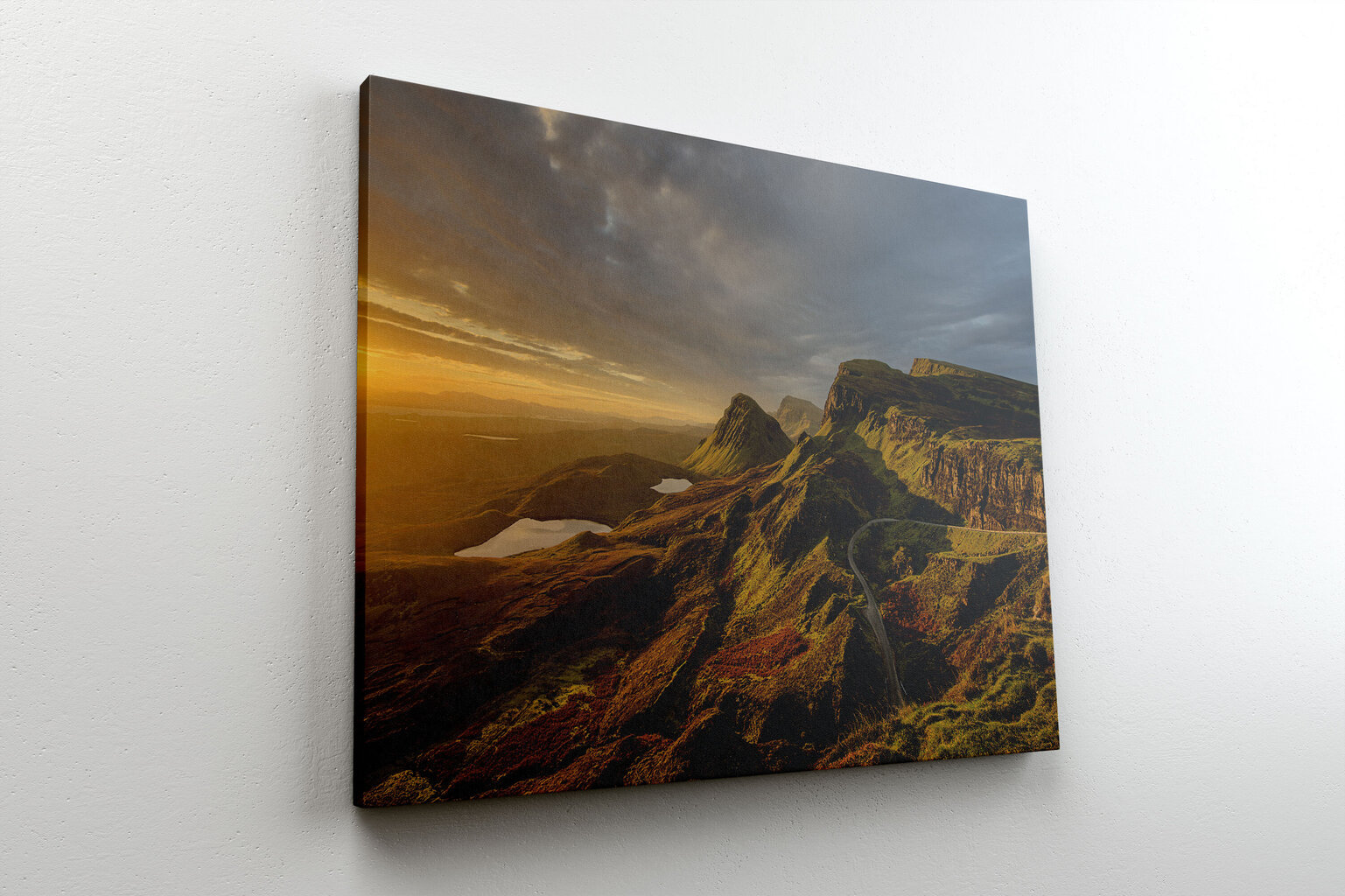 Maalaus Sunrise in the mountains, 100 x 70 cm hinta ja tiedot | Taulut | hobbyhall.fi