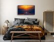 Maalaus Vene auringonlaskun aikaan, 100 x 70 cm hinta ja tiedot | Taulut | hobbyhall.fi