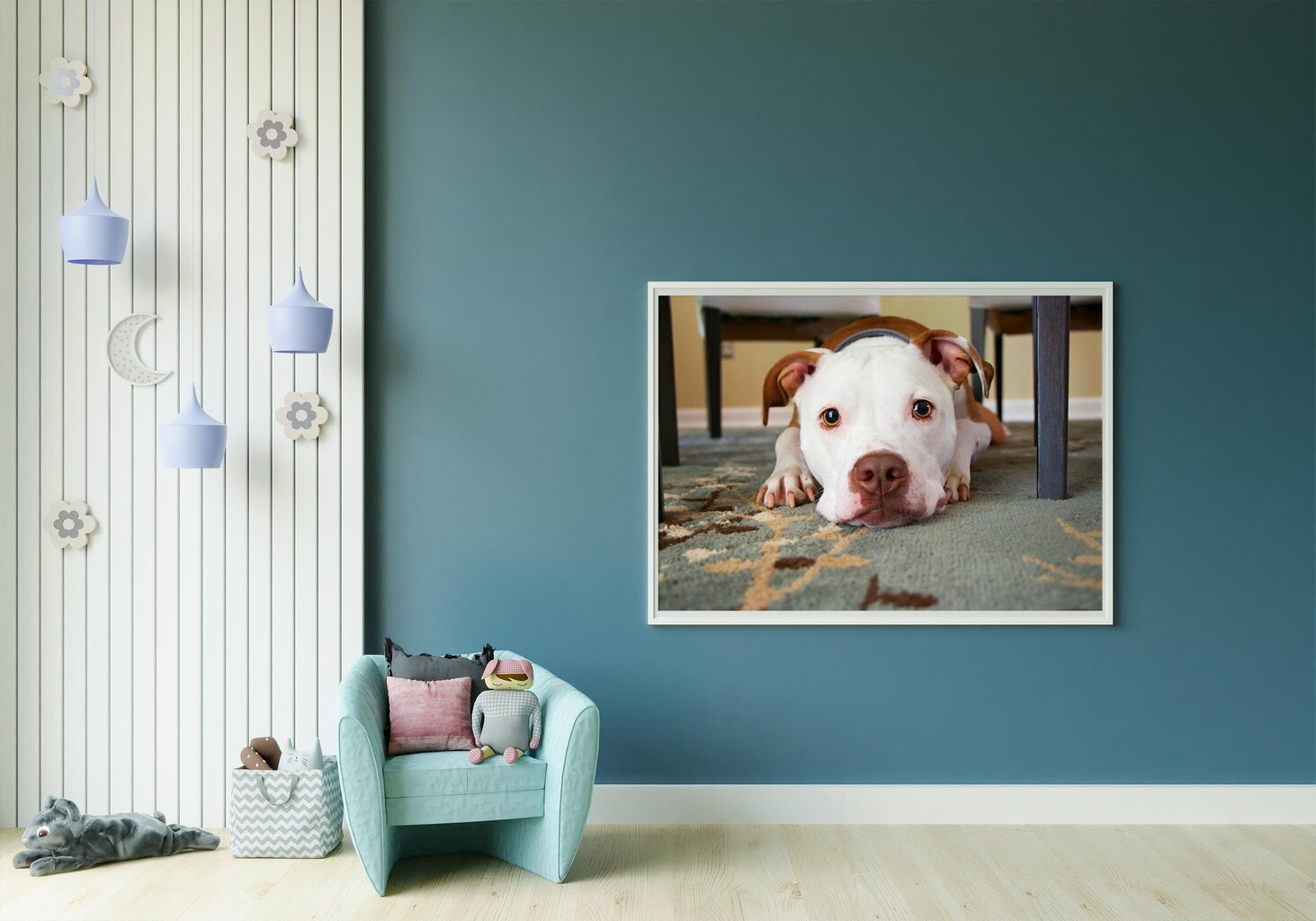 Maalaus Ystävällinen koira, 100 x 70 cm hinta ja tiedot | Taulut | hobbyhall.fi