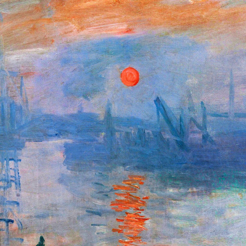 Jäljennös Sunrise (Claude Monet), 100 x 70 cm hinta ja tiedot | Taulut | hobbyhall.fi