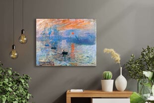 Jäljennös Sunrise (Claude Monet), 100 x 70 cm hinta ja tiedot | Taulut | hobbyhall.fi