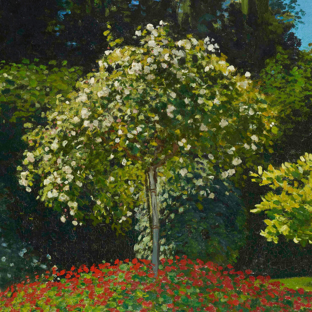 Jäljennös Lady in the Garden (Claude Monet), 100 x 70 cm hinta ja tiedot | Taulut | hobbyhall.fi