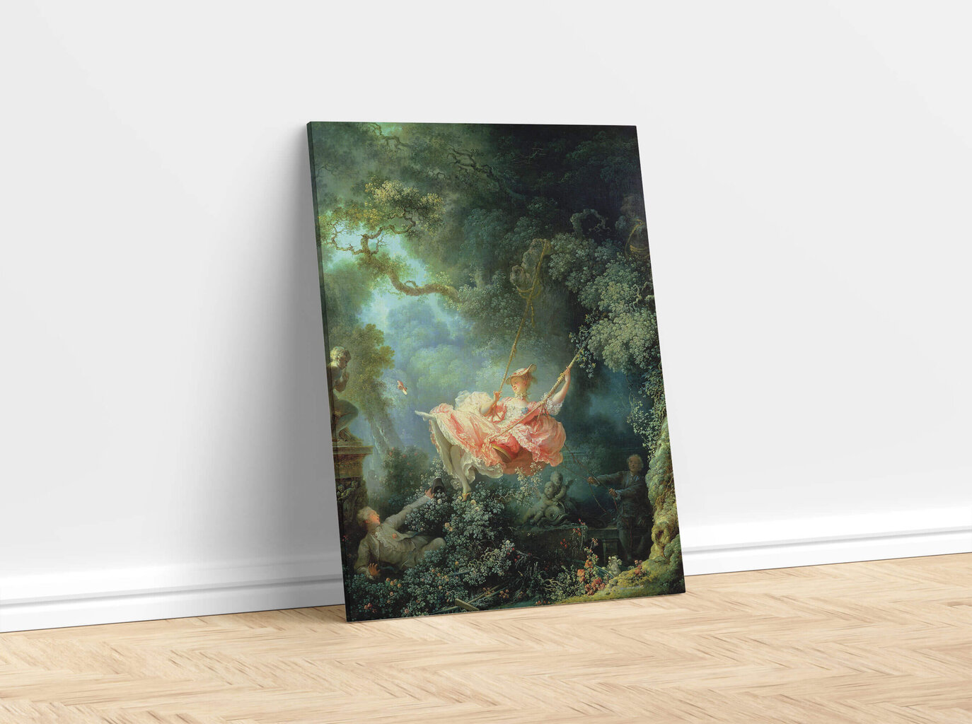 Jäljennös maalauksesta Swing (Jean-Honoré Fragonard), 100 x 70 cm hinta ja tiedot | Taulut | hobbyhall.fi
