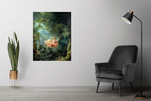 Jäljennös maalauksesta Swing (Jean-Honoré Fragonard), 100 x 70 cm hinta ja tiedot | Taulut | hobbyhall.fi