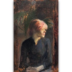 Jäljennös Carmen Houdin (Henri de Toulouse-Lautrec), 100 x 70 cm hinta ja tiedot | Taulut | hobbyhall.fi