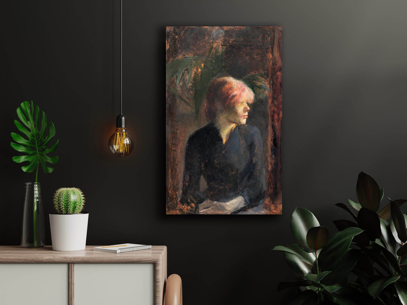 Jäljennös Carmen Houdin (Henri de Toulouse-Lautrec), 100 x 70 cm hinta ja tiedot | Taulut | hobbyhall.fi