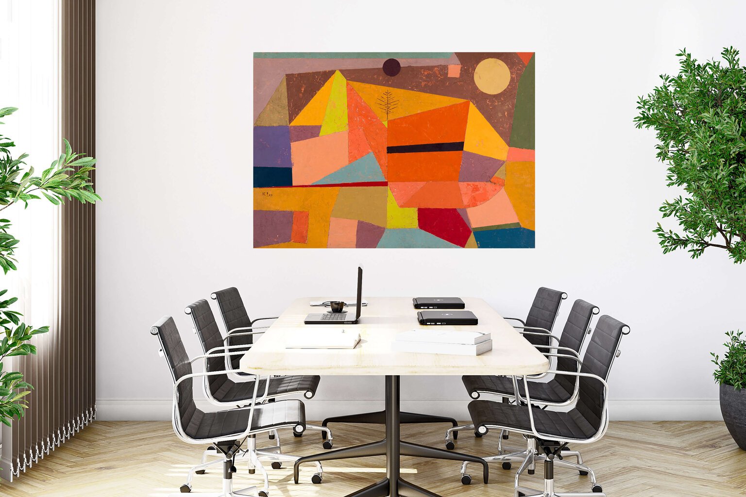 Jäljennös Iloinen vuoristomaisema (Paul Klee), 100 x 70 cm hinta ja tiedot | Taulut | hobbyhall.fi