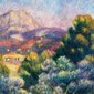 Reproduktio Mount Sainte-Victoire (Pierre-Auguste Renoir), 100 x 70 cm hinta ja tiedot | Taulut | hobbyhall.fi