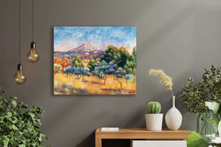 Reproduktio Mount Sainte-Victoire (Pierre-Auguste Renoir), 100 x 70 cm hinta ja tiedot | Taulut | hobbyhall.fi