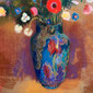 Jäljennös Kukkakimppu (Odilon Redon), 100 x 70 cm hinta ja tiedot | Taulut | hobbyhall.fi