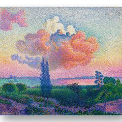 Jäljennös Pink Cloud (Henri-Edmond Cross), 100 x 70 cm hinta ja tiedot | Taulut | hobbyhall.fi