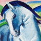 Jäljennös Blue Horse I (Franz Mark), 100 x 70 cm hinta ja tiedot | Taulut | hobbyhall.fi