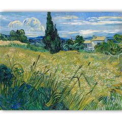 Jäljennös Vehnäpelto sypresseillä (Vincent van Gogh), 100 x 70 cm hinta ja tiedot | Taulut | hobbyhall.fi
