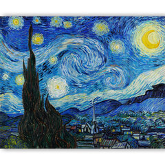Jäljennös Tähtitaivas (Vincent Van Gogh), 100 x 70 cm hinta ja tiedot | Taulut | hobbyhall.fi