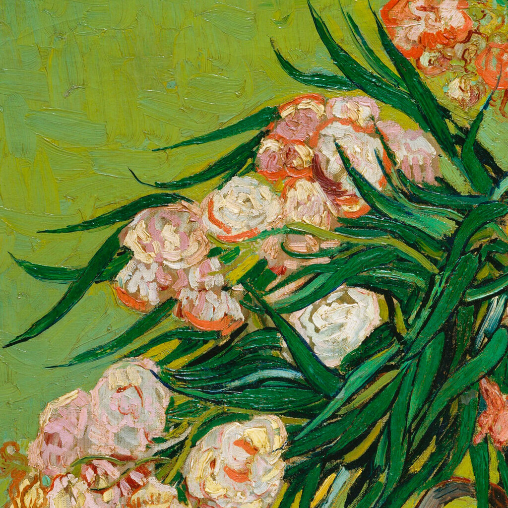 Jäljennös Oleanders (Vincent van Gogh), 100x70 cm. hinta ja tiedot | Taulut | hobbyhall.fi