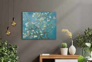Jäljennös Kukkivat mantelin oksat (Vincent Van Gogh), 100 x 70 cm hinta ja tiedot | Taulut | hobbyhall.fi