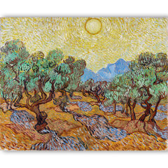 Jäljennös Oliivipuut (Vincent Van Gogh), 100 x 70 cm hinta ja tiedot | Taulut | hobbyhall.fi