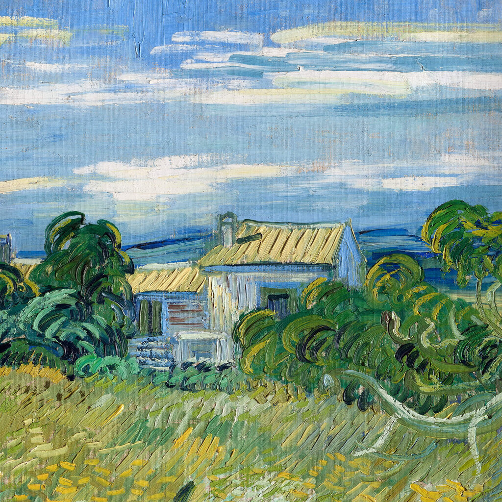 Vihreä vehnäpelto sypressillä (Vincent Van Gogh), 100 x 70 cm hinta ja tiedot | Taulut | hobbyhall.fi