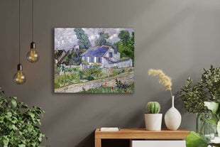 Jäljennös House Auversissa (Vincent Van Gogh), 100 x 70 cm hinta ja tiedot | Taulut | hobbyhall.fi